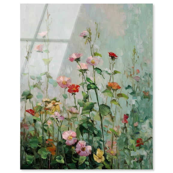 String of Colors I Acrylic Western Floral Art by Art Remedy, Ready to Hang, 16 x 20