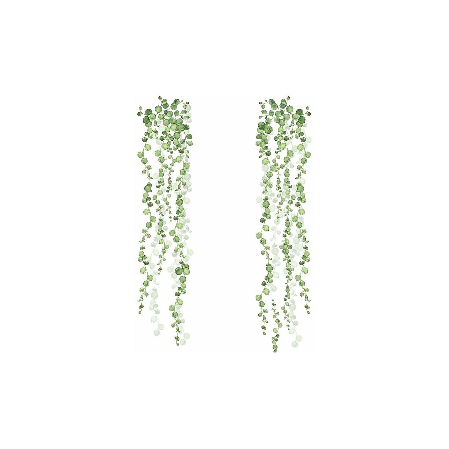 Green Vinyl String of Pearls Peel and Stick Wall Decals