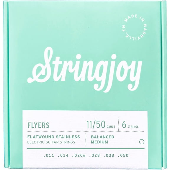 Stringjoy Flyers Electric Guitar Strings - Medium (11-50)