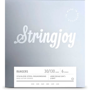 Rangers 6 String Long Scale Stainless Steel Bass Guitar Strings