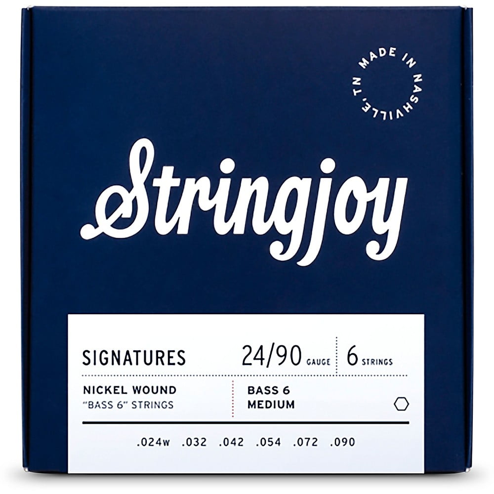 Stringjoy Signatures Bass VI Nickel Wound Guitar Strings 24 - 90