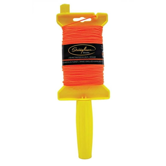 Stringliner 11406 Dry Line Construction Reel, Orange, 270 Ft