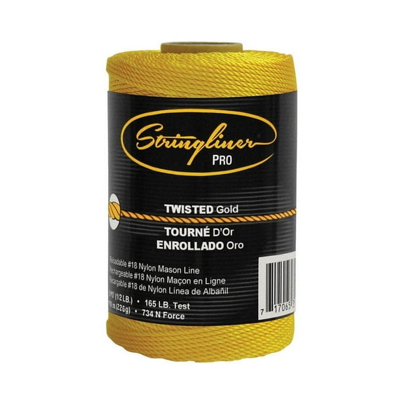 Stringliner 2612844 540 ft. Twisted Gold Mason Line Refill