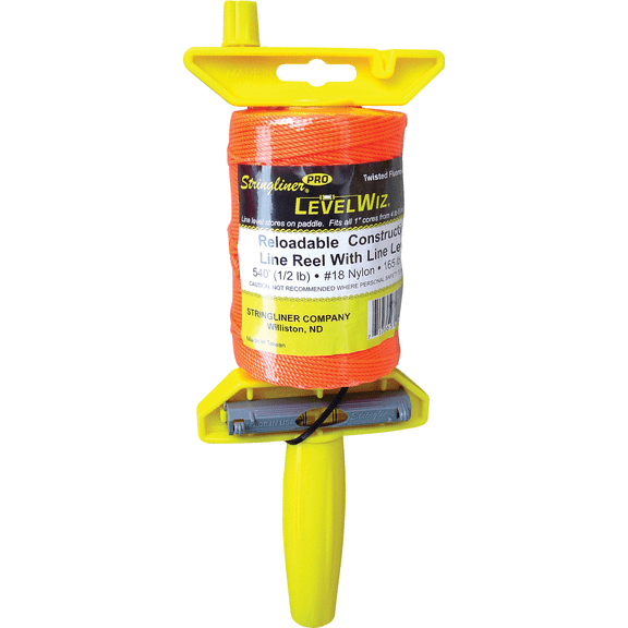 Stringliner LevelWiz Mason Line Reel - Pack of 2 Residential Use, Standard Application