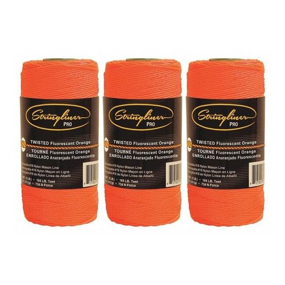Stringliner Mason's Line,FluorOrange,Nylon,1,080' 35706