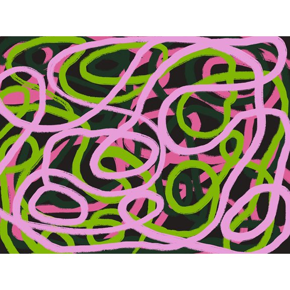 Strings Composition X3 Poster Print - Dean Little (32 x 24)