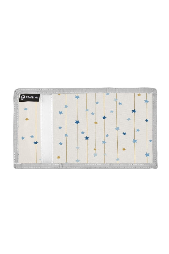 Strings Of Stars Cute Trifold Wallets Card Holders Coin Pockets with Lanyards Portable Unisex