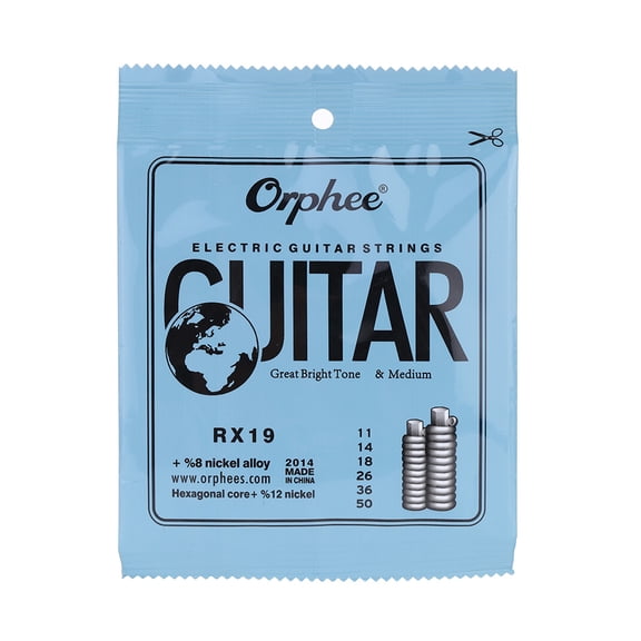 Strings,Set (.011-.050) Nickel 6pcs Set (.011-.050) Alloy Medium Tension Nickel Alloy Medium Rx19 6pcs Set (.011-.050) Nickel Alloy Tension Carbon Steel Qiuni Buzhi Rusuo