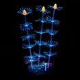 thumbnail image 1 of Strip Coral Plant Ornament Glowing Effect Silicone Artificial Decoration for Fish Tank, Aquarium Landscape,Blue, 1 of 2