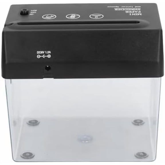 Strip Cut Mini Paper Shredder, High Security USB Electric Portable Desktop Shredder for Office, School, Family Use$$Electronics Other