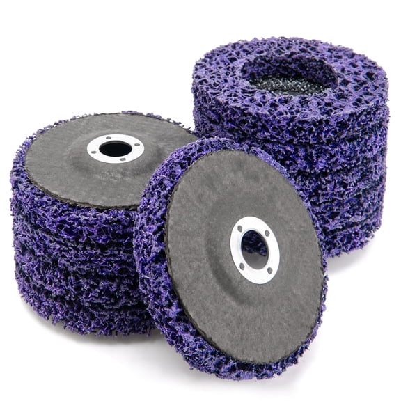 Strip Disc Stripping Wheel for Angle Grinders Rust Remover Disc Remove Rust Paint Oxidation - Paint Stripping Wheels, Disc Stripping Wheel, Paint Stripping Disk 4" x 5/8" 10 Pack