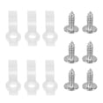 thumbnail image 1 of Strip Light Clip 100Pcs Bracket Clip With Screws Fixing Fastener For 3528/5050/5630/3014 RGB LED Strip Lights, 1 of 8