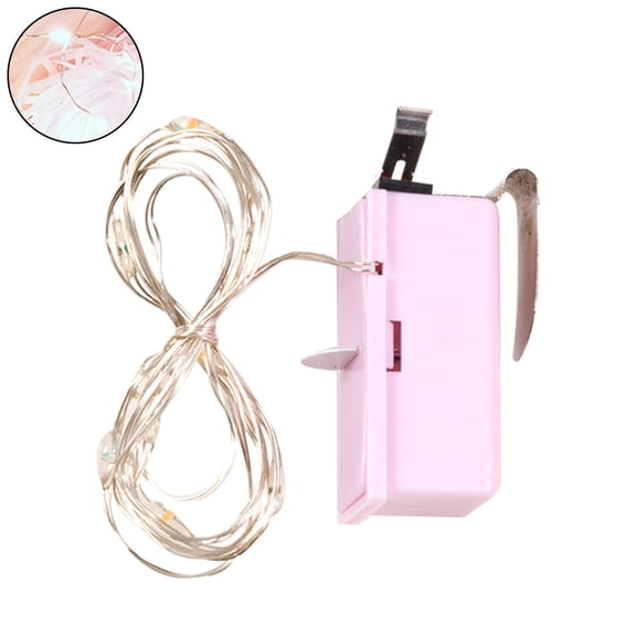 Strip Lights Hook Type Decorative 1m Waterproof LED Fairy Lamps Christmas Decoration for Home-Warm White