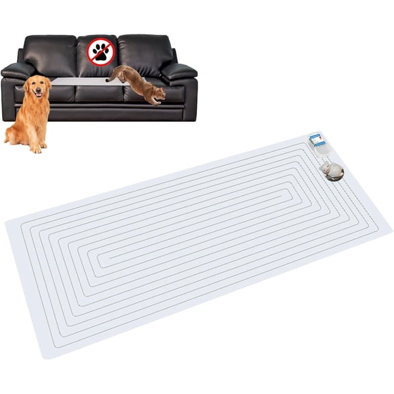 Strip Pet Training Mat - Narrow Electric Shock Pad for Windowsills, Counters & Table Edges, 3 Modes with Tester for Dogs & Cats