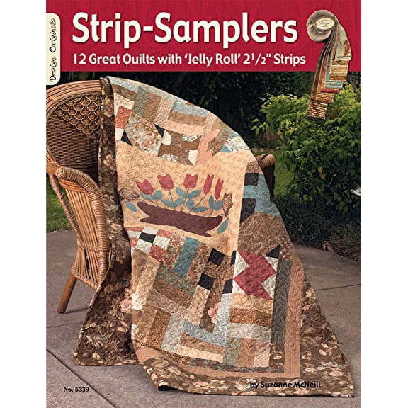 Pre-Owned Strip-Samplers: 12 Great Quilts with 'Jelly Roll' 2 1/2 Strips (Paperback) 157421649X 9781574216493