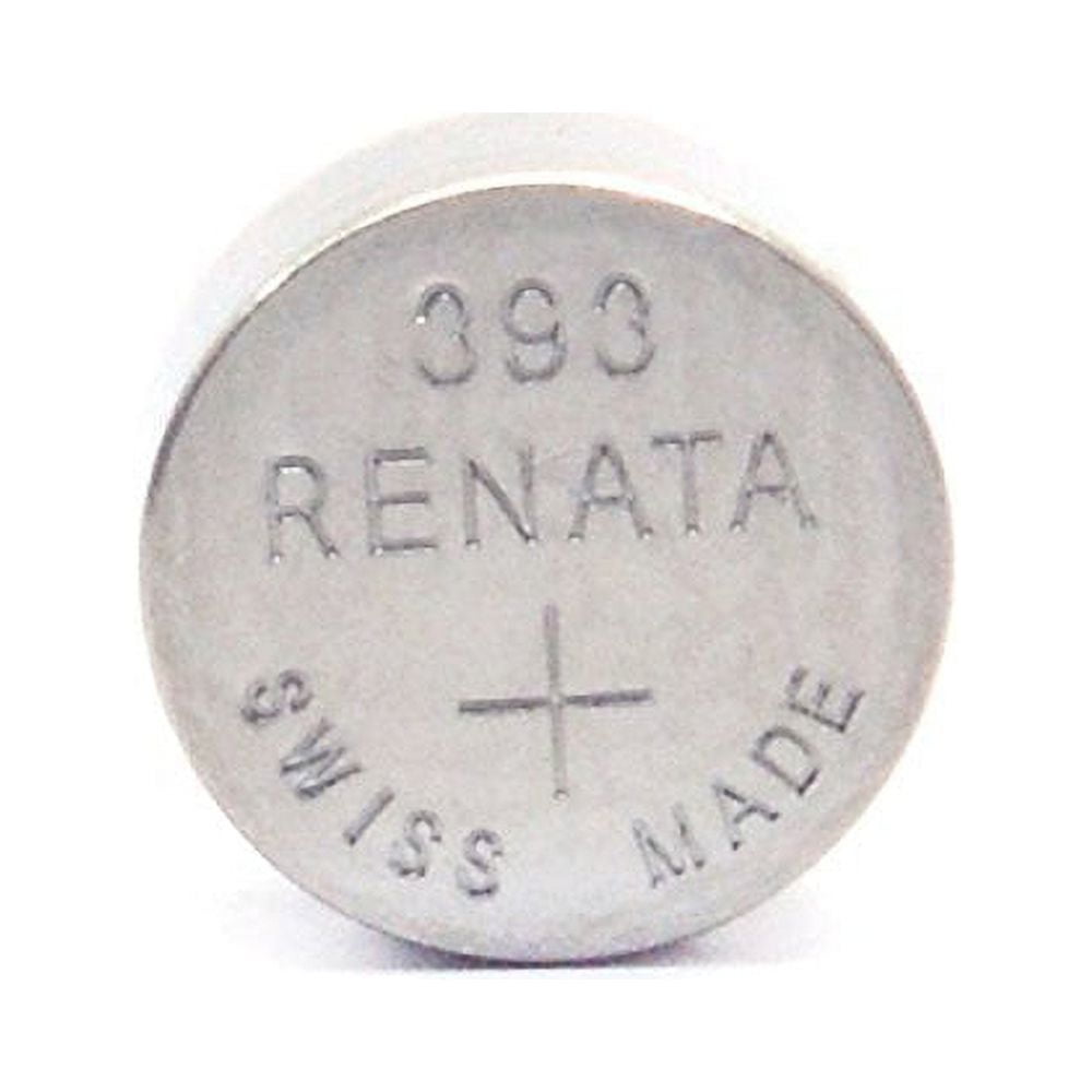 10 Batterie Renata 393 SR754W Ossido D'argento Per Orologio, Confezione Originale - Foto 2