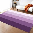 thumbnail image 1 of Stripe Area Rug 2'7''x5' Purple Striped Gradient Rustic Wood Board Washable Area Rugs Non Shedding Floor Carpet Rubber Backing Non-Slip Indoor Mats for Living Room Bedroom Kitchen, 1 of 1