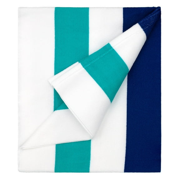 Stripe Beach Towel, Oversized 100% Ringspun Cotton Pool Towels, Highly Absorbent Bath Towels for Bathroom, Multicolor, 35x70"