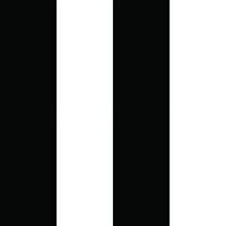 Tempaper Stripe Black & White Peel and Stick Wallpaper, 20.5" x 16.5'