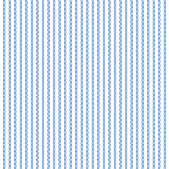 Stripe Blue Flannel Fabric