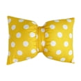 thumbnail image 1 of Stripe Bow Decorative Throw Pillow - Soft Velvet Lumbar Accent Pillow with Polka Pattern, Elegant Three-Dimensional Bow, Perfect for Sofa, Bed, and Home Decor, 1 of 5