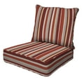 thumbnail image 1 of Stripe Brick Deep Seating Cushion Set, 1 of 8