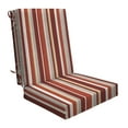 thumbnail image 1 of Stripe Brick Highback Dining Chair Cushion, 1 of 8