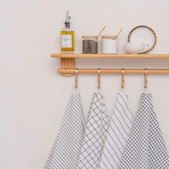 Stripe Check Kitchen Towel Set