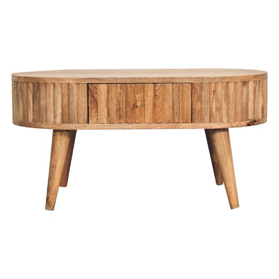 Stripe Coffee Table with Clean Aesthetic - Simple and Chic