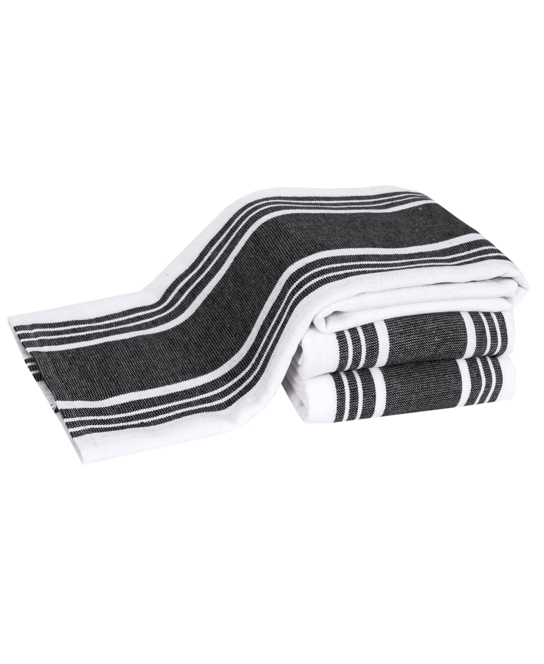 All-Clad Dual-Purpose Cotton Kitchen Towels, 3-Pack, Black