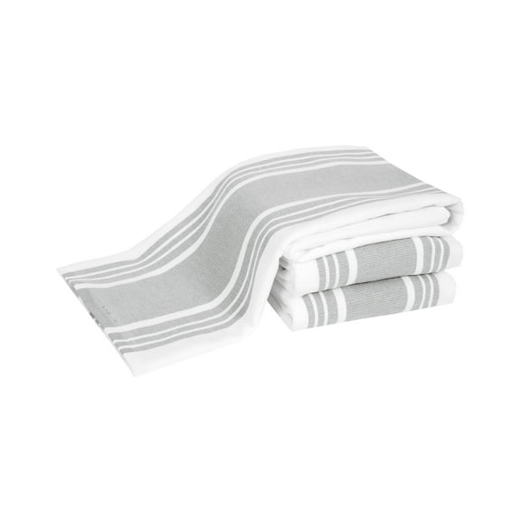 All-Clad Dual-Purpose Cotton Kitchen Towels, 3-Pack, Titanium