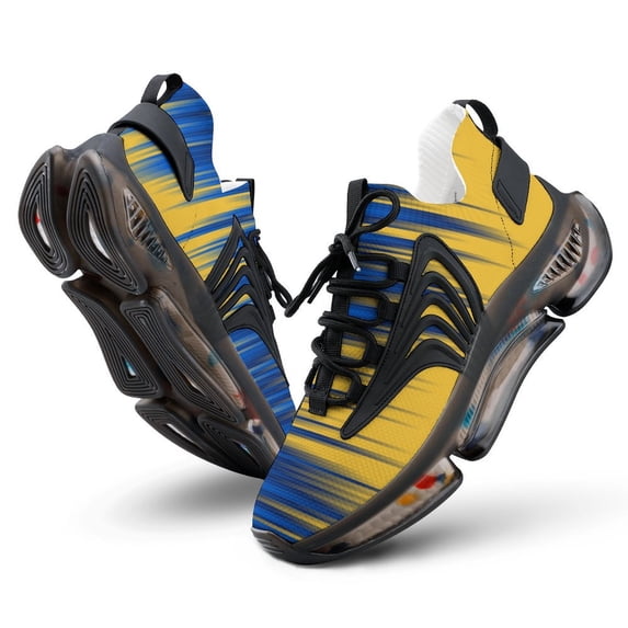 Stripe Line Pattern Walking Shoes for Men Woman Lightweight Tennis Fashion Elastic Sports Shoes Cushion Basketball Shoes