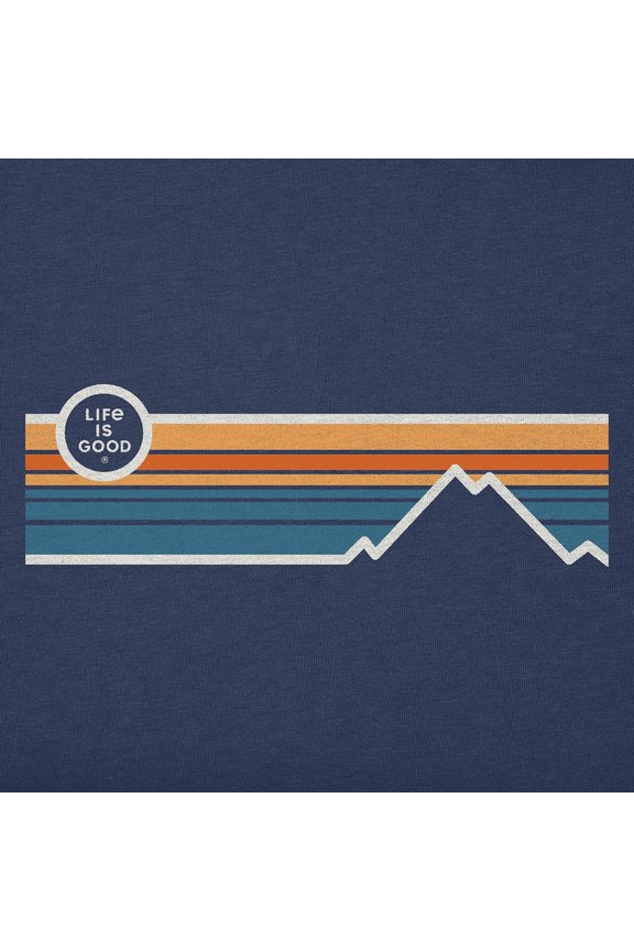 Stripe Mountains Crusher Tee
