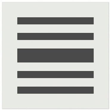 Stripe Pattern Background DIY Cookie Wall Craft Stencil - 5.5 Inch