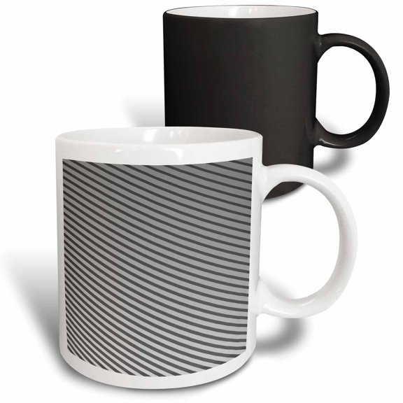 3drose, Stripe Pattern Background - Gradient Abstract Vector Design, 11oz Magic Transforming Mug