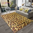 thumbnail image 1 of Stripe Print Wild Leopard Series Carpet Rug for Home Living Room Bedroom Sofa Doormat r kid Play Area Rug Non-slip Floor Mat, 1 of 5