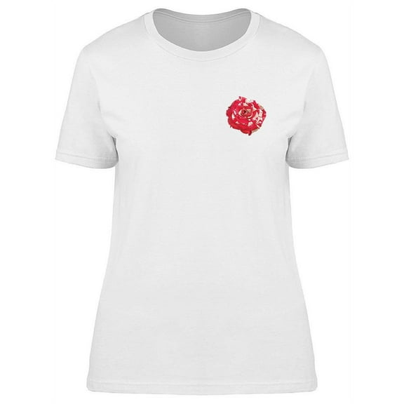 Stripe Rose Icon T-Shirt Women -Image by Shutterstock, Female Large