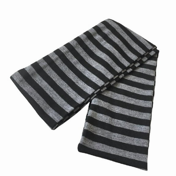 Stripe Scarf Neck Warmer Japanese Skinny Scarf All Matching Accessory