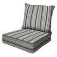 thumbnail image 1 of Stripe Stone Beige Deep Seating Cushion Set, 1 of 8