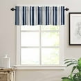 thumbnail image 1 of Stripe Window Valances for Kitchen, Gray Blue Contrast Abstract Minimalist Rod Pocket Valances Windows Treatments Curtains for Living Room Bathroom Bedroom Decoration 60" x 18", 1 of 8