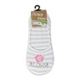 thumbnail image 1 of “Striped Aloha” Gray Ankle Socks, 1 of 1