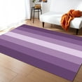 thumbnail image 1 of Striped Area Rug 2'x3' Purple Ombre Stripe Washable Area Rugs Non Shedding Floor Carpet Rubber Backing Non-Slip Indoor Mats for Living Room Bedroom Kitchen, 1 of 8