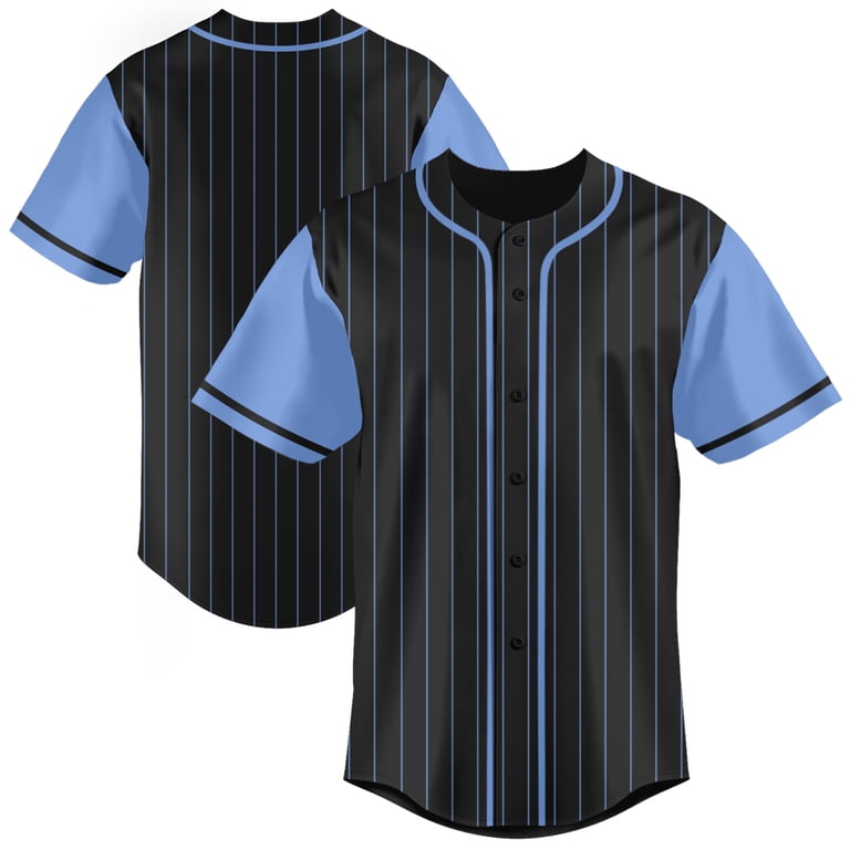 Striped Baseball Jersey Button Down Tshirts Baseball Shirts Sports