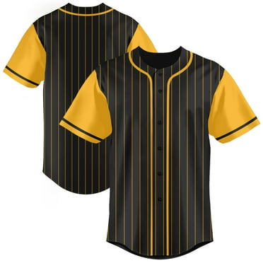 OUTOFGAS Kids Baseball Button Down Jersey Hipster New