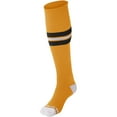 thumbnail image 1 of Striped Baseball Sock - GOLD, BLACK, WHITE - M, 1 of 1