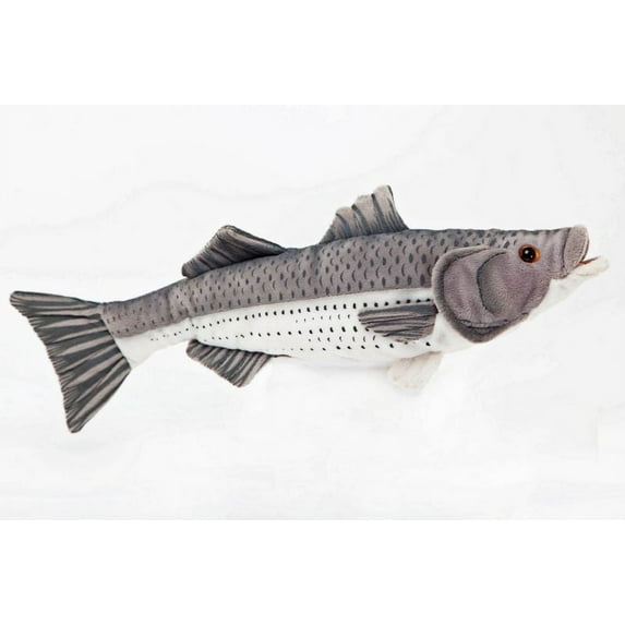 Striped Bass - 17 inch Cabin Critters Stuffed Animal - Freshwater Fish Collection
