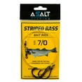 thumbnail image 1 of Asalt Fishing Striped Bass Bait Rigs Size 7/0 Circle Baitholder Hooks - 3 Pack, 1 of 1