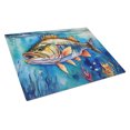 thumbnail image 1 of Striped Bass Glass Cutting Board Large 12 in x 15 in, 1 of 7