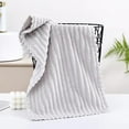 thumbnail image 1 of Striped Bath Towel Set, 13.7 x 29.5 Inch Absorbent and Thick Soft Hand Towel & Face Towel for Bathroom, Kitchen, Gym, and Guest Use, Household Linens, 1 of 7