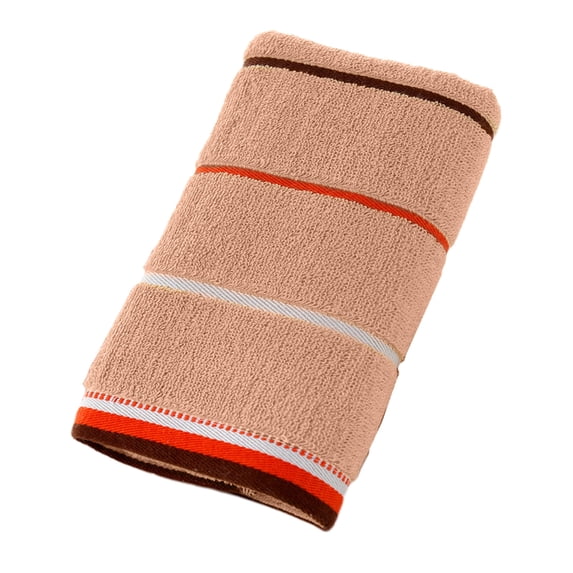 Striped Bath Towels 13x28 Inch Household Absorbent Thick Soft Bath Towels for Bathroom, Gym, Beach, Pool, Spa